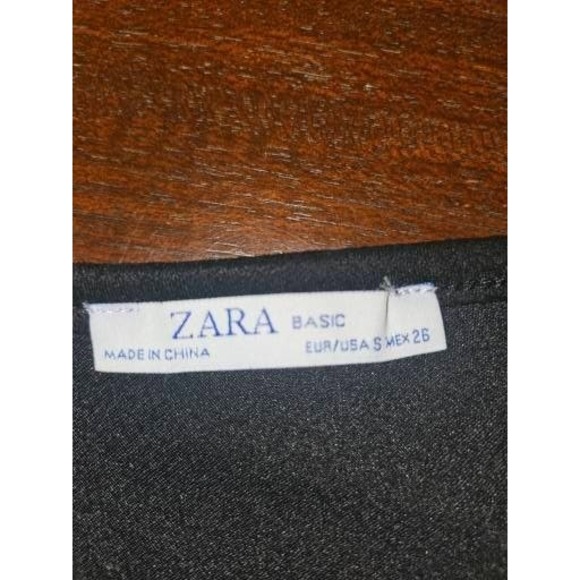 ZARA Crop Suede Lace Tweed Tank Top Size Small - Picture 3 of 7